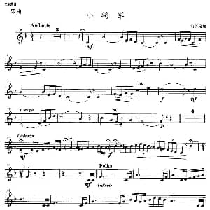 小号考级三级 小将军