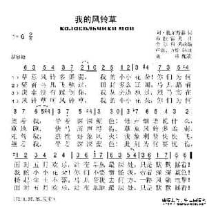 我的风铃草_歌谱投稿