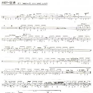ANDY 架子鼓谱
