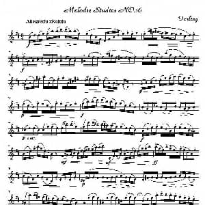 萨克斯谱 | 四十八首旋律练习曲之十六