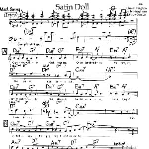 Satin Doll 钢琴谱