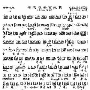 赤壁之战 雄志凌云百虹贯_歌曲简谱_词曲:暂无 恒流星制谱