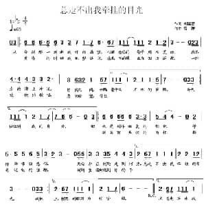 走不出我牵挂的目光_通俗唱法乐谱_词曲:刘国宏 曾理
