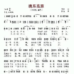 魂系高原_歌谱投稿_词曲:刘维 阿金