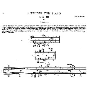 12 Etudes for Piano 钢琴谱 威廉 博尔科姆