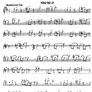 萨克斯谱 | Basic Jazz Conception for saxophone YOU'RE IT Lennie Niehaus