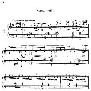 Akvareller Op.19 钢琴谱 尼尔斯 威廉 加德 Niels Wilhelm Gade