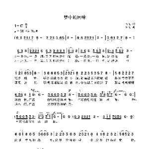 梦中的回味_歌曲简谱_词曲:袁龙 袁龙