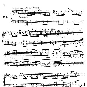 24 Exercices et Preludes Op.21 钢琴谱 亨利 赫尔茨