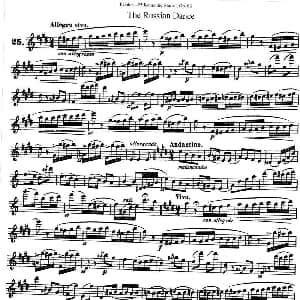 长笛曲谱 | 柯勒25首浪漫长笛练习曲作品66号 NO.25 Kohler 柯勒