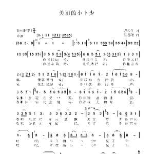 美丽的小卜少_歌谱投稿_词曲:卢云生 聂思聪