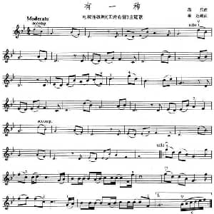 小提琴谱 | 有一种 电视剧 天若有情 主题歌 洛兵