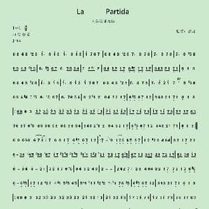 La Partida_歌谱投稿_词曲: 南美民谣改编
