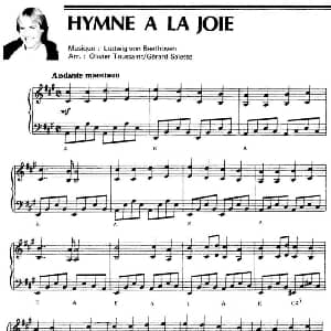 HYMNE A LA JOIE 钢琴谱