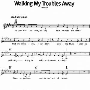 蓝调音乐:Walking My Troubles Away_外国歌谱