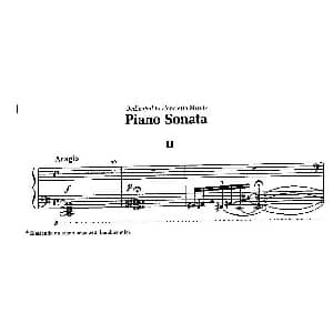 Piano Sonata 钢琴谱 索非亚 阿斯戈托芙娜 古拜杜丽娜 Sofia Asgatovna Gubaidulina