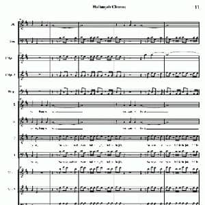 哈利路亚总谱11 19_歌谱投稿_词曲:cerge Frederic Handel