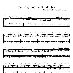 The Flight of the Bumblebee 吉他谱 Nikolai Andreivitch Rimsky Korsakov