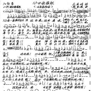 心中的旗帜_歌谱投稿_词曲:王东明 张艺军