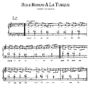 Blue Rondo A La Turque 钢琴谱