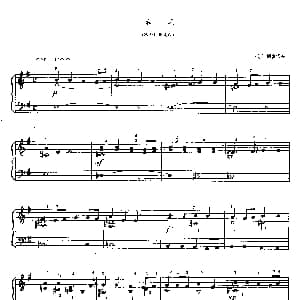 手风琴谱 | 秋风 保加利亚民歌 苏朗多诺夫