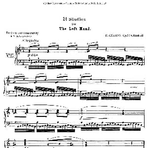 Czerny 24 Piano Studie 钢琴谱 Czerny 车尔尼