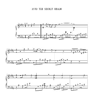 Into the Secret Realm 钢琴谱 Kevin Kern
