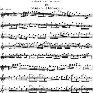 长笛曲谱 | 斯勒新老风格长笛练习重奏曲 第一部分 NO.100 NO.101 Siegfried Thiele S. 斯勒