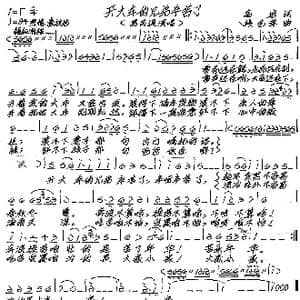 开大车的兄弟辛苦了_歌谱投稿_词曲:高岩 张艺军