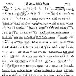 第四二胡狂想曲简谱pdf_歌曲简谱_词曲: 王建民曲