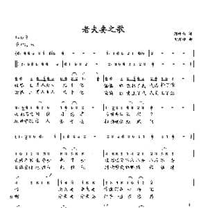 老夫妻之歌_歌曲简谱_词曲:刘岐山 向邦瑜