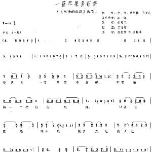 评剧谱 | 一篮苹果多新鲜 生活的道路 选段 徐玉兰原唱 钱惠丽演唱 徐进 胡野擒 石景山 高鸣音乐整理 苏进邹配器