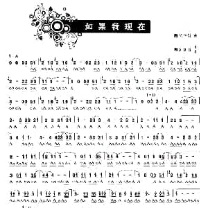 口琴谱 | 如果我现在 周华健