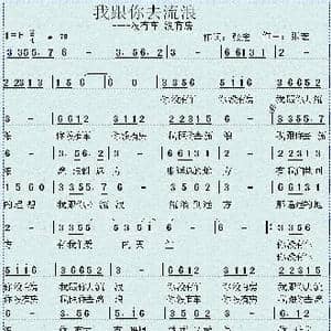 我跟你去流浪_歌谱投稿_词曲:张宏 张宏