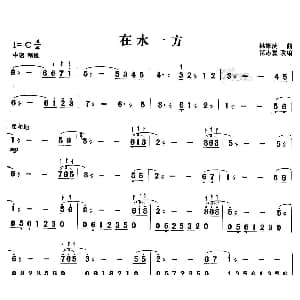 扬琴谱 | 在水一方 林家庆