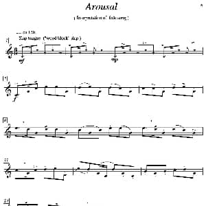 萨克斯谱 | Arousal