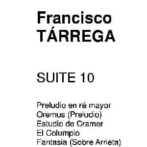 塔雷加作品全集 第10部分 吉他谱 弗朗西斯科 塔雷加
