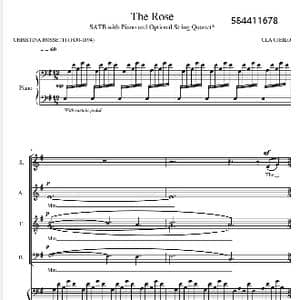 The Rose合唱谱_歌曲简谱