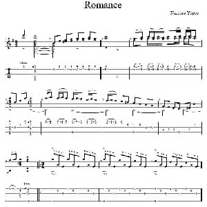 爱的罗曼斯 吉他谱 耶佩斯