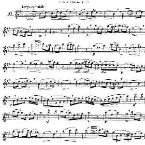 长笛曲谱 | 二十首练习曲作品132号之10 Garibold 加里波第