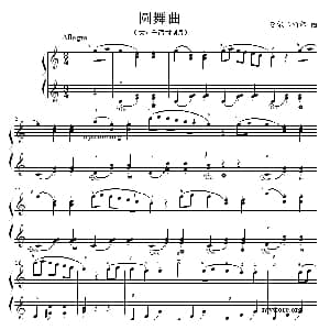 考级初级曲目 圆舞曲 钢琴谱 迈依卡帕尔