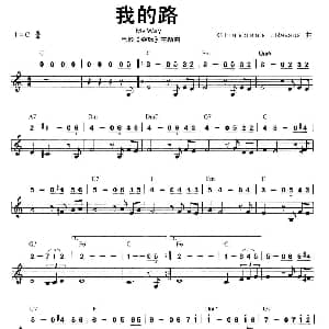 口琴谱 | 我的路 电影 夺标 主题曲 线简谱混排版