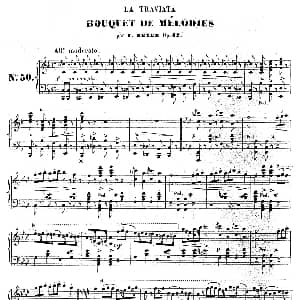 Bouquet de Melodies 钢琴谱 居塞比 威尔第