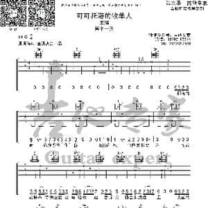 可可托海的牧羊人 原版吉他谱_歌曲简谱