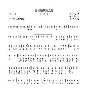 你爱边关我爱你_歌曲简谱_词曲:石顺义 胡旭东