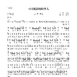 可可托海的牧羊人_歌曲简谱_词曲:王琪 王琪