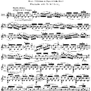 小提琴谱 | 马扎斯小提琴练习曲 Op.36 第一册 特殊练习曲 30