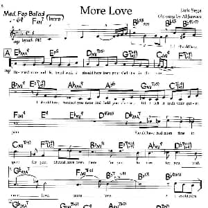 More Love 钢琴谱