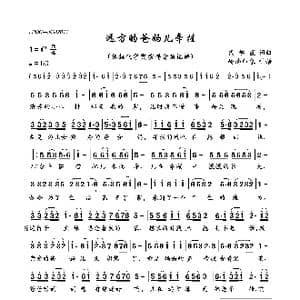 远方的爸妈儿牵挂_歌曲简谱_词曲:代学霞 代学霞