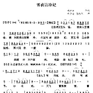 粤曲 雪夜访珍妃 黄少梅 黎佩仪